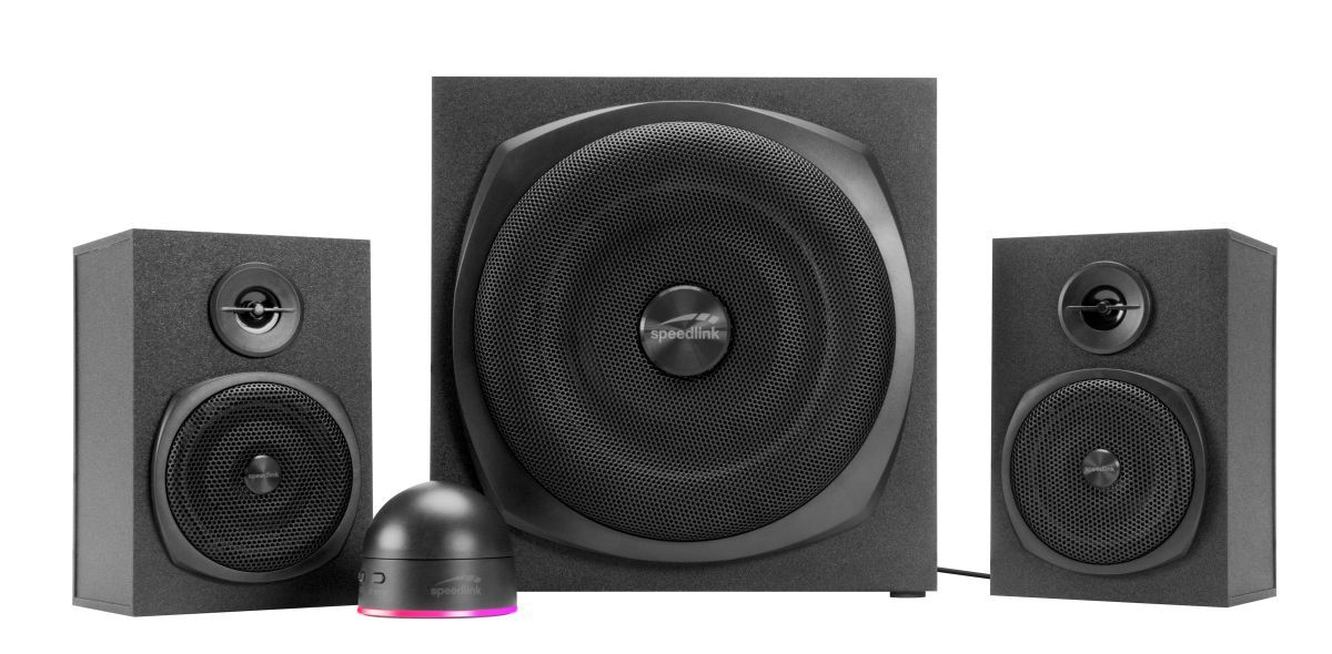 Speedlink Gravity LT 2.1 Subwoofer System Black