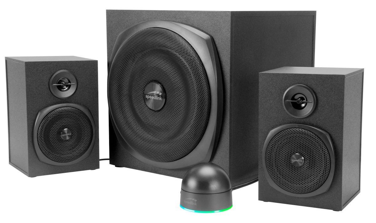 Speedlink Gravity LT 2.1 Subwoofer System Black