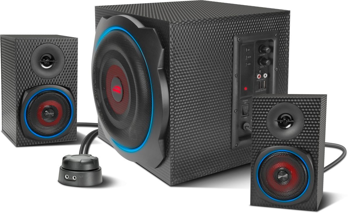 Speedlink Gravity Carbon RGB 2.1 Subwoofer System Black