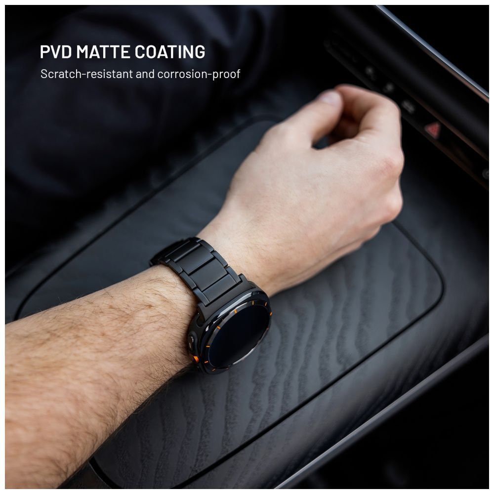 FIXED Titán óraszíj Garmin QuickFit 22mm okosórához, fekete