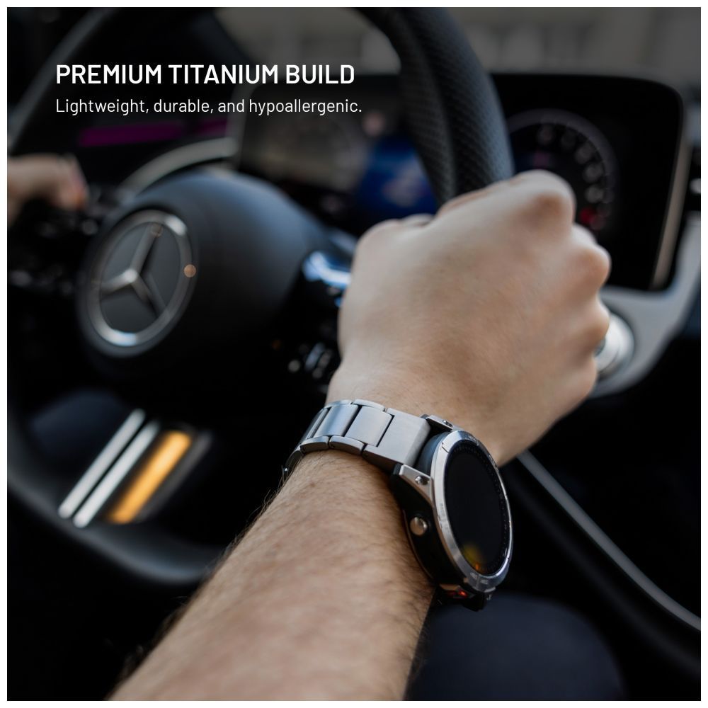 FIXED Titán óraszíj Samsung Galaxy Watch Ultra okosórához, natural titanium