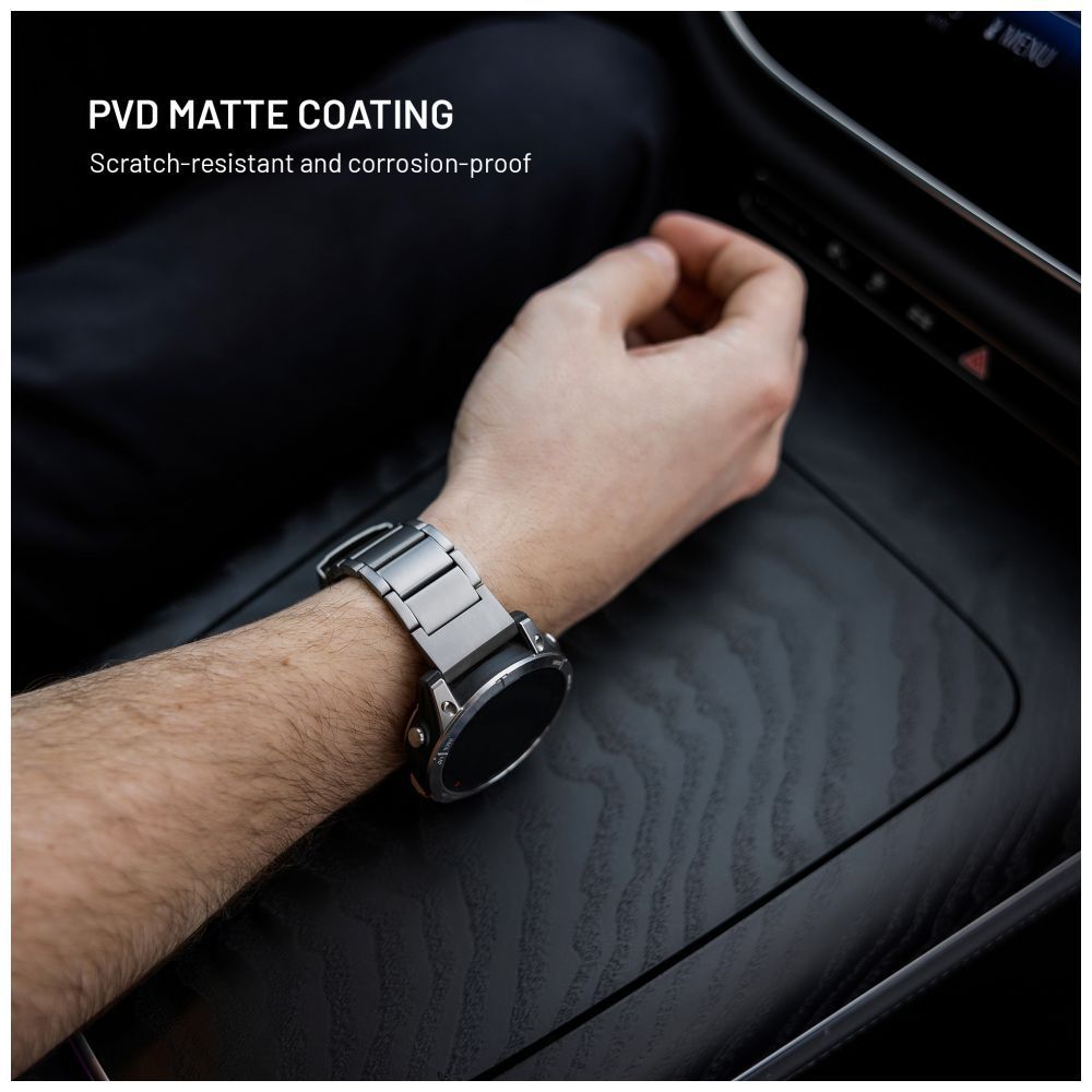 FIXED Titán óraszíj Samsung Galaxy Watch Ultra okosórához, natural titanium