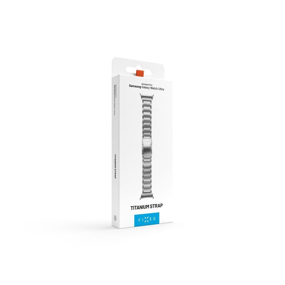 FIXED Titán óraszíj Samsung Galaxy Watch Ultra okosórához, natural titanium