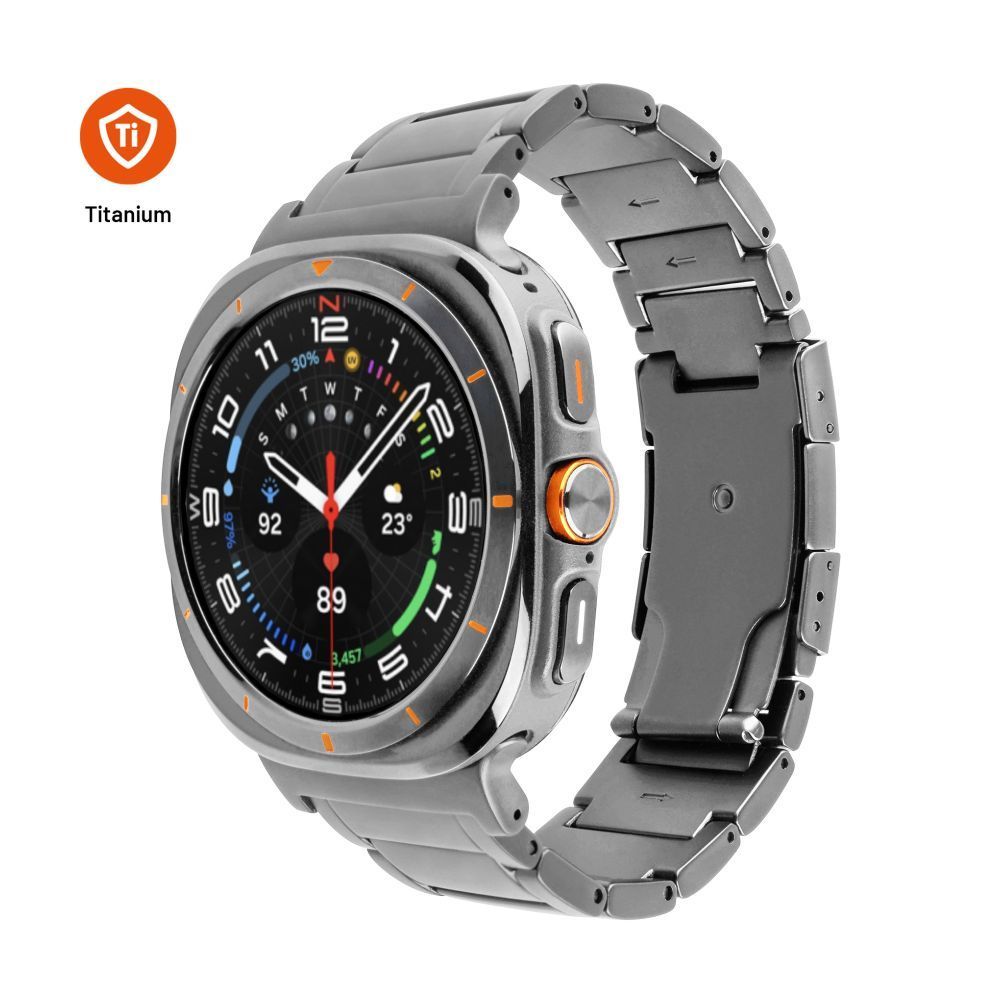 FIXED Titán óraszíj Samsung Galaxy Watch Ultra okosórához, natural titanium