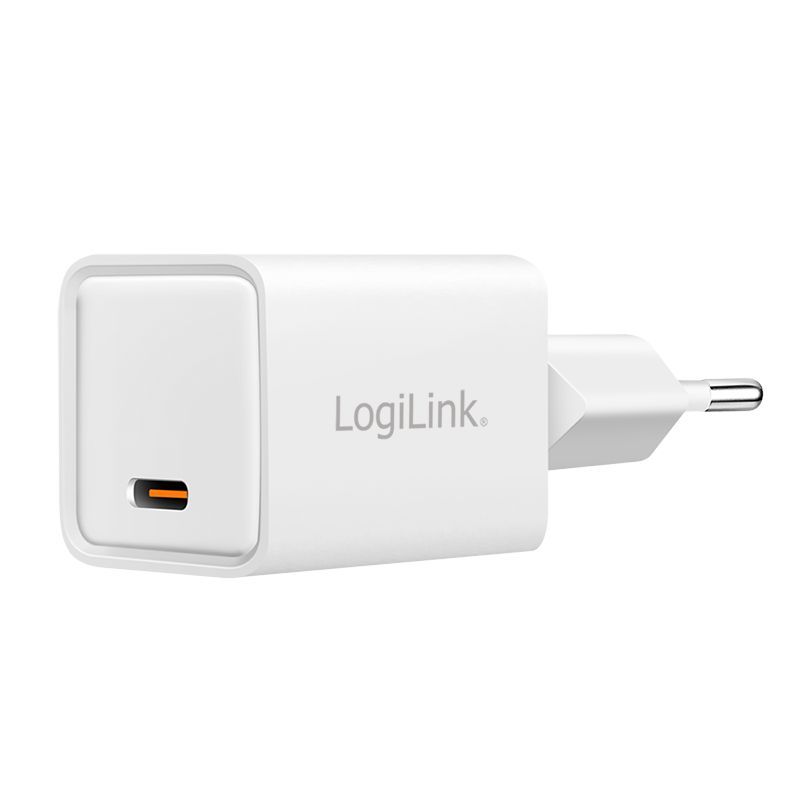 Logilink USB-C socket adapter 20W (PD+QC 3.0) White