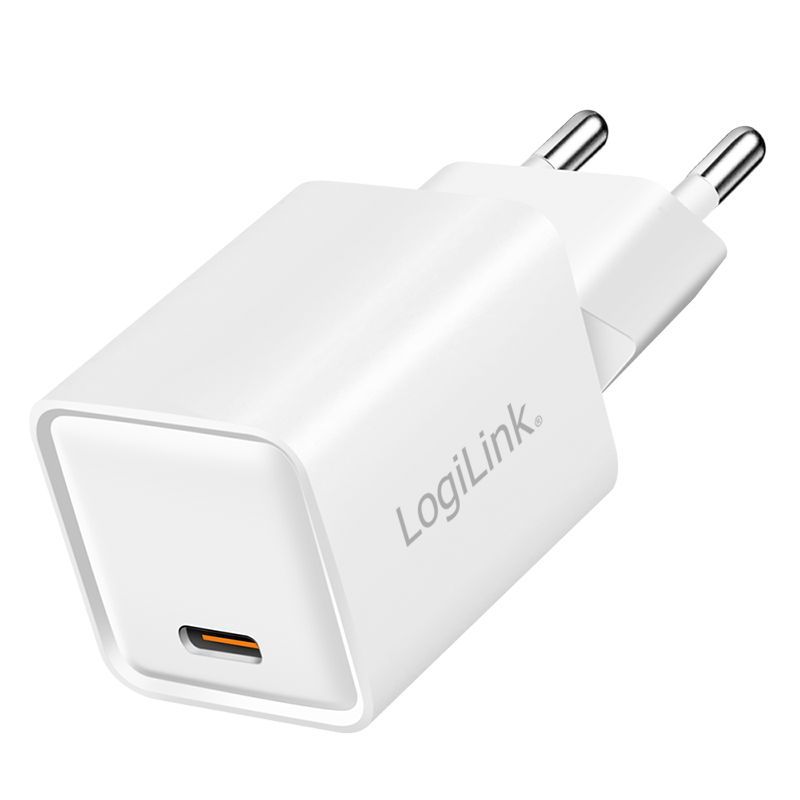 Logilink USB-C socket adapter 20W (PD+QC 3.0) White