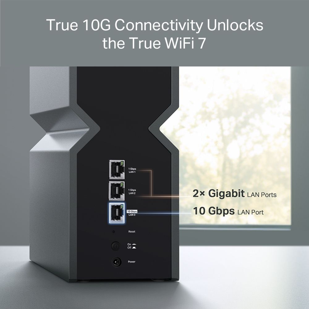 TP-Link RE800BE BE19000 Tri-Band Wi-Fi 7 Range Extender