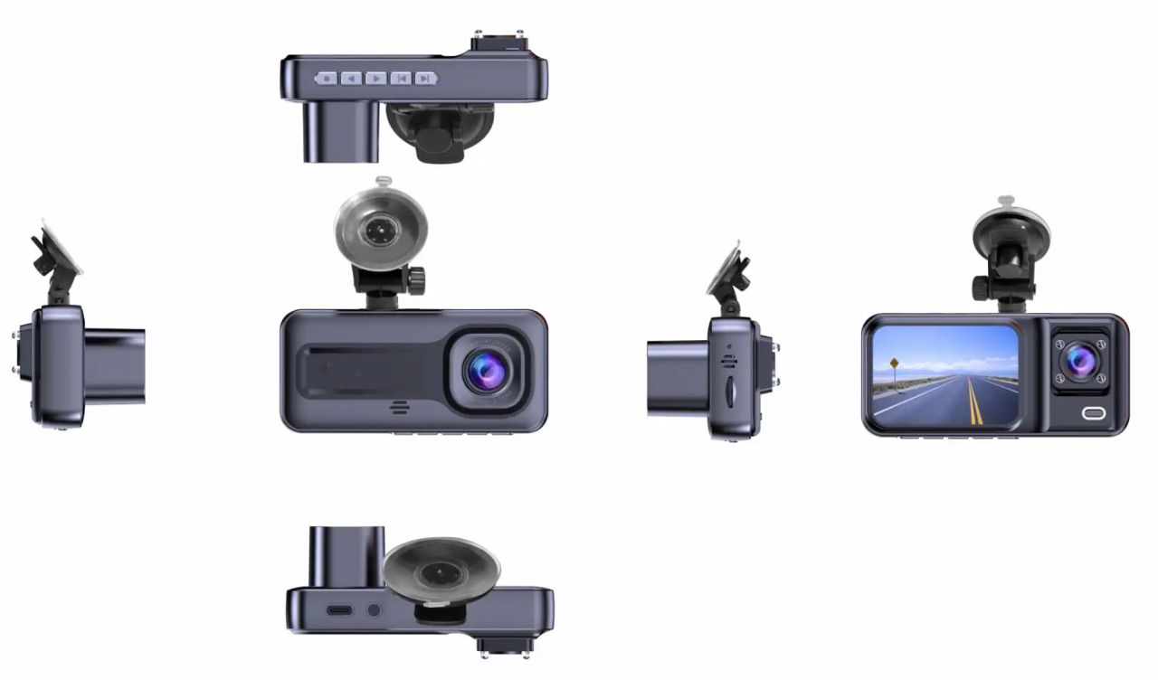 Denver CCT-2500 Car dashcam with dual camera