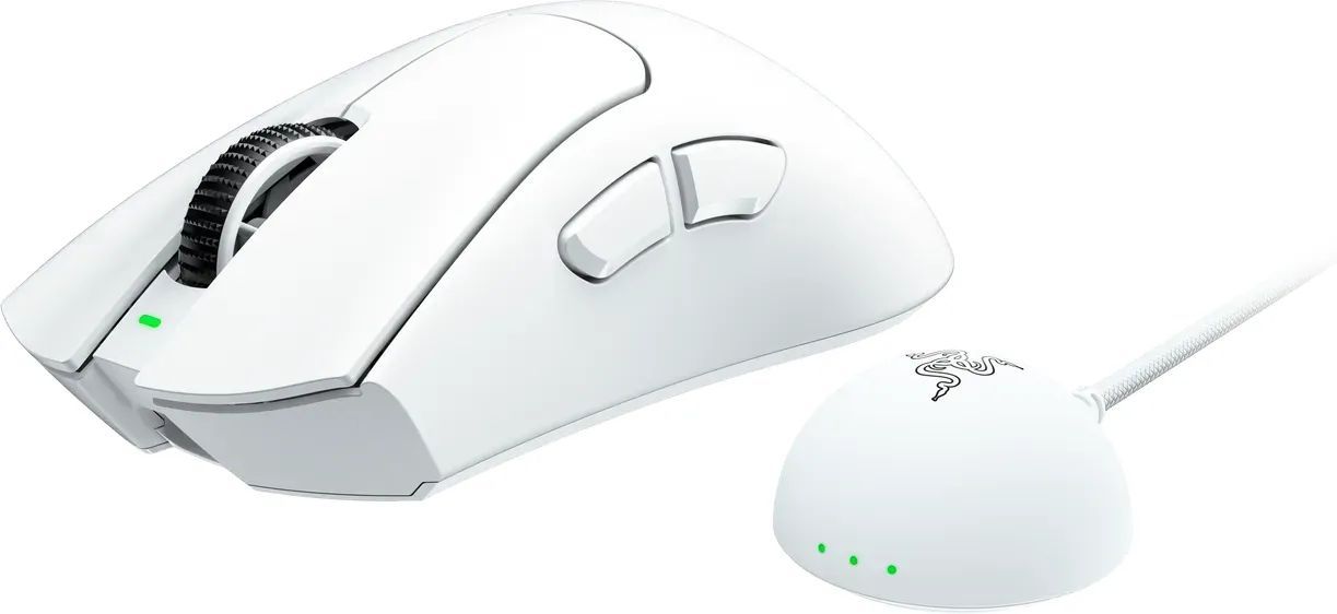 Razer Deathadder V4 Pro Wireless Mouse White