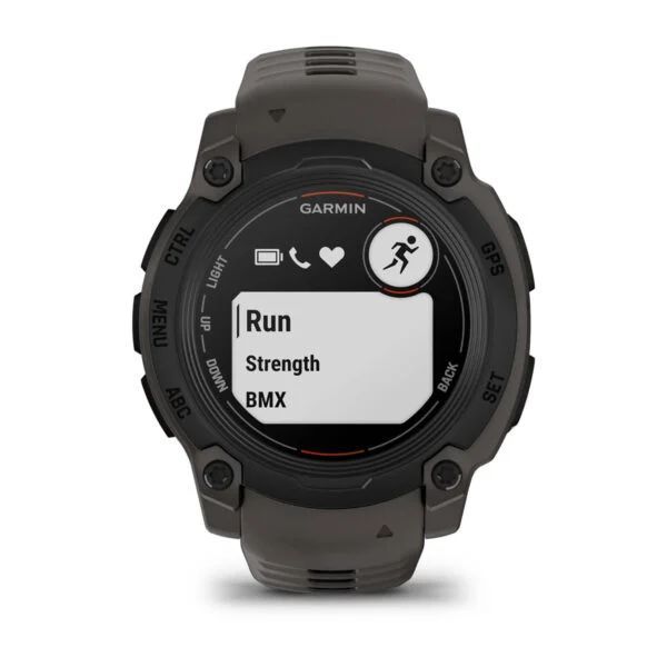 Garmin Instinct E 40mm Black with Dark Grey Silicon Band