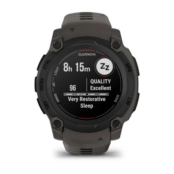 Garmin Instinct E 40mm Black with Dark Grey Silicon Band