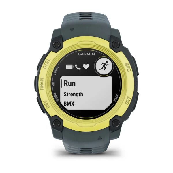 Garmin Instinct E 40mm Yellow with Grey Silicon Band