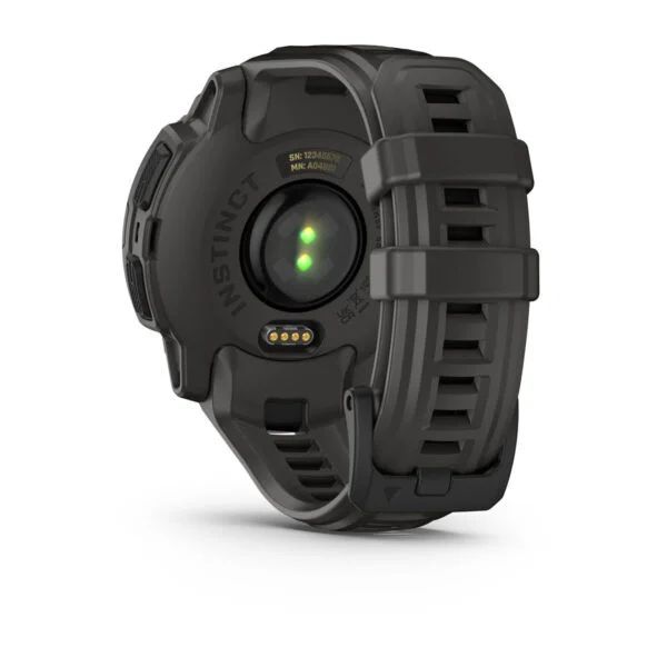 Garmin Instinct E 45mm Black with Dark Grey Silicon Band