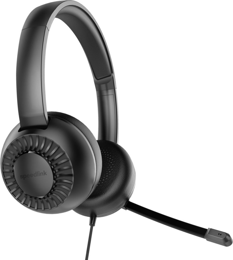 Speedlink Metis Stereo Headset with sound card Black