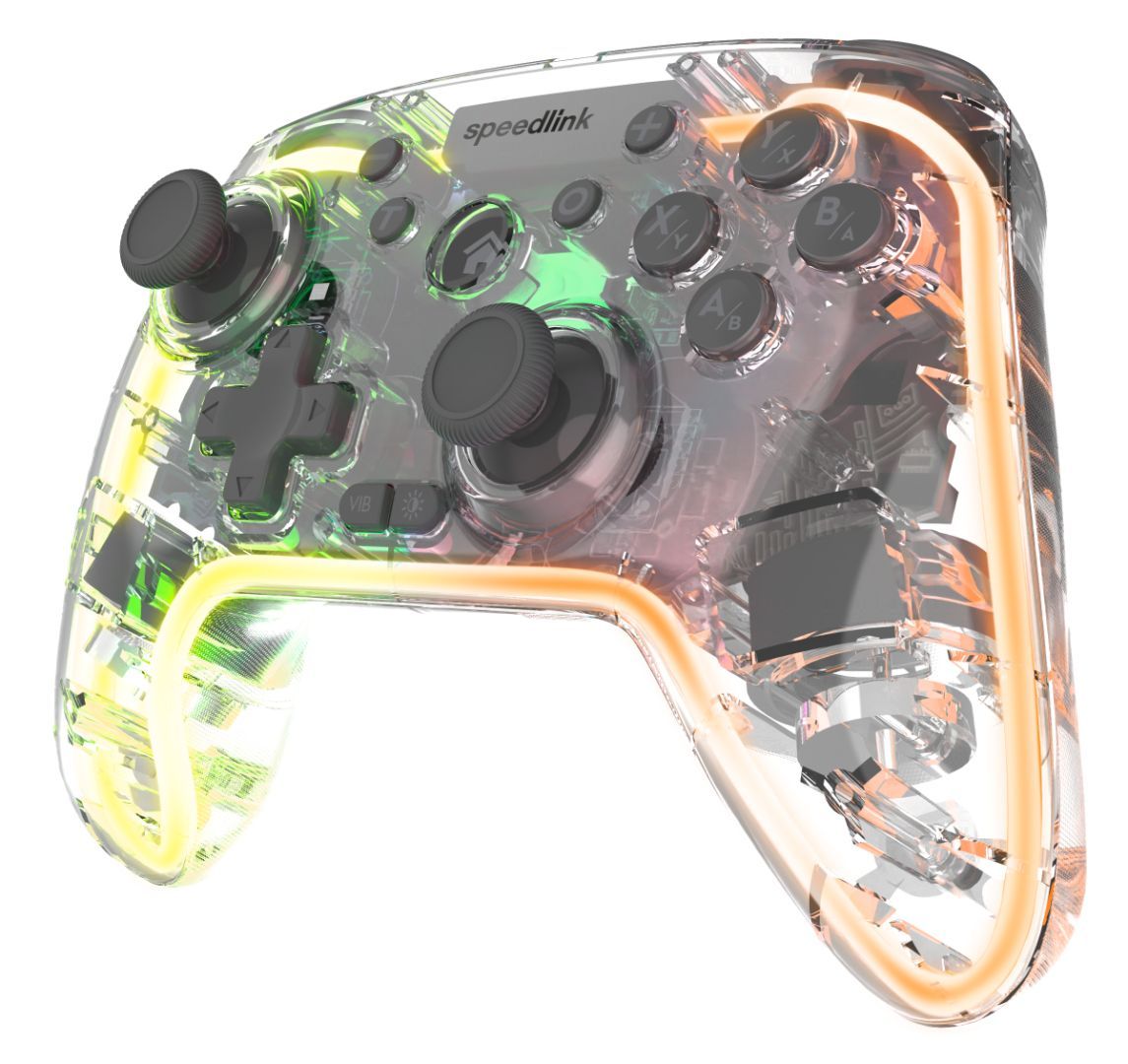 Speedlink Rait NX RGB Gamepad Clear Transparent