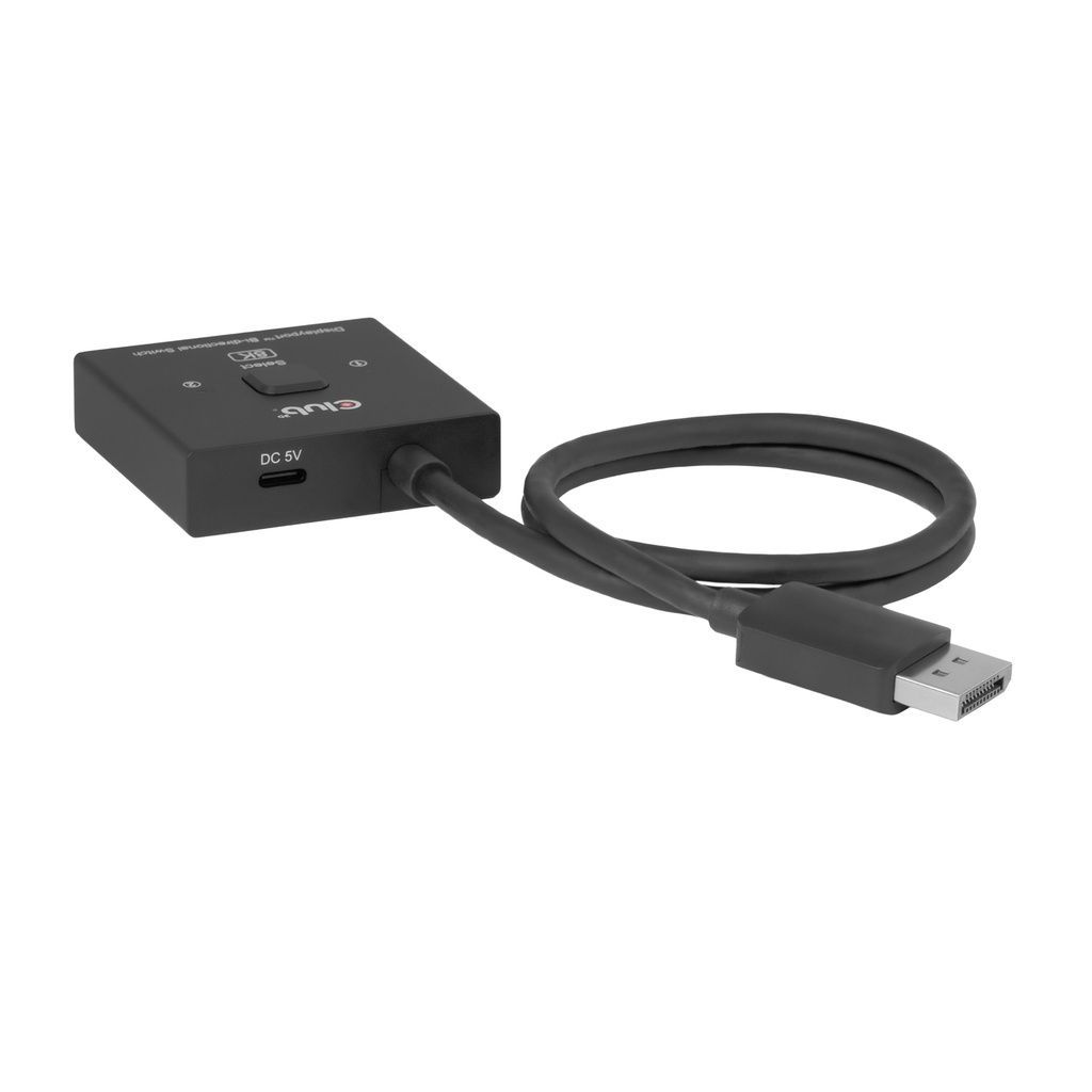 Club3D DisplayPort 2-in-1 Bi-directional Switch 8K Club3D DisplayPort 2-in-1 Bi-directional Switch 8K