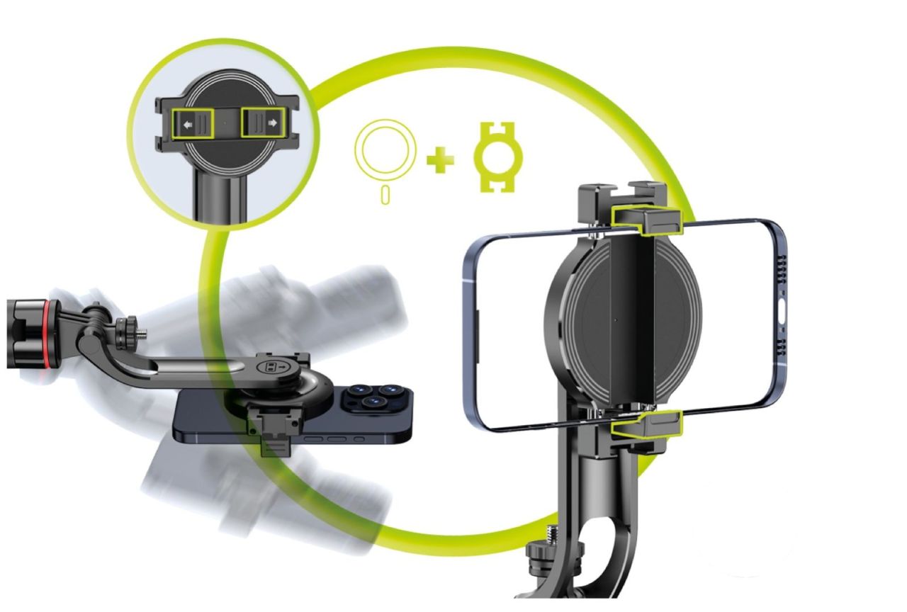 Mobile Origin Magnetic Selfie Stick Tripod S1 Black Mobile Origin Magnetic Selfie Stick Tripod S1 Black