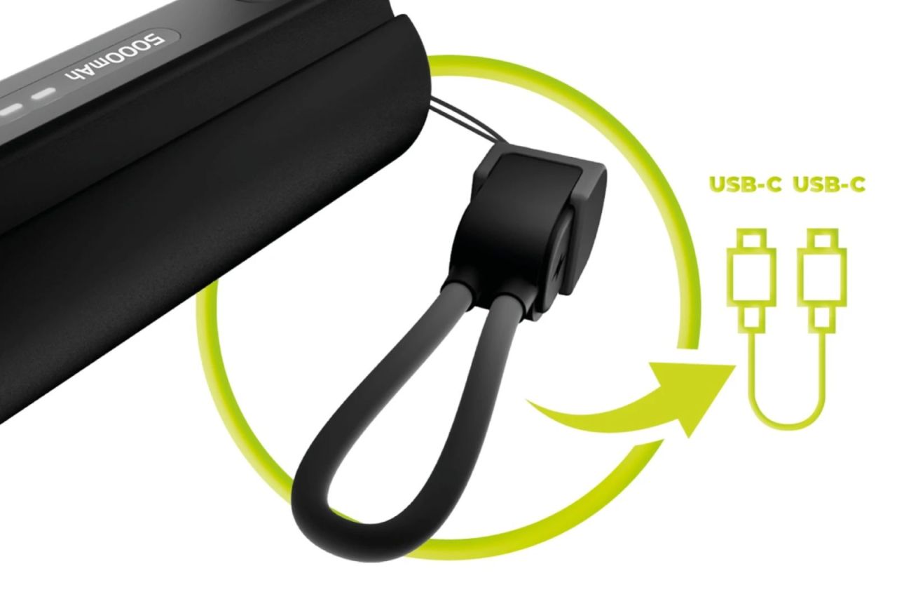 Mobile Origin Compact Flashlight 5000mAh PowerBank Black Mobile Origin Compact Flashlight 5000mAh PowerBank Black