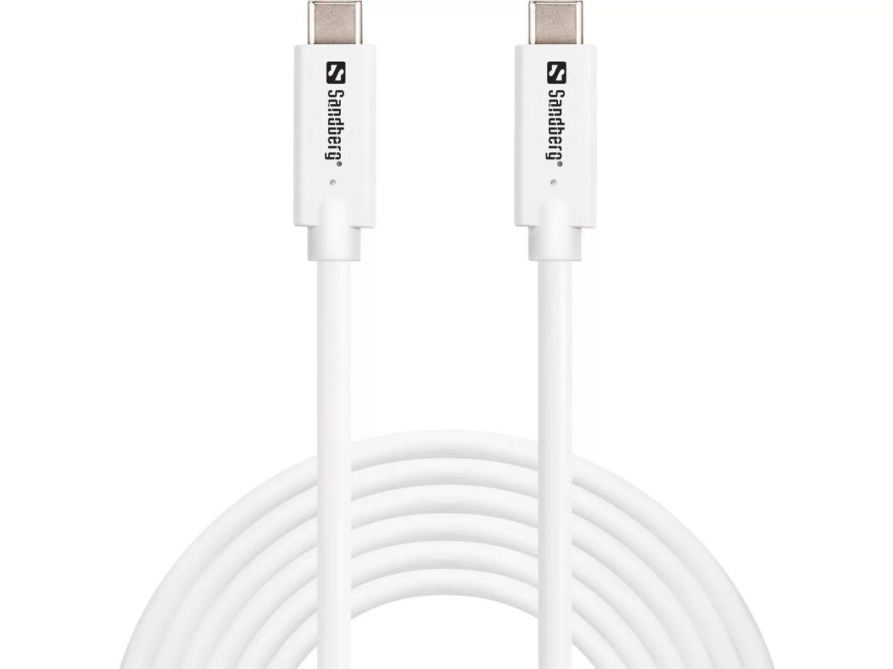 Sandberg USB3.2 USB-C to USB-C cable 3m White