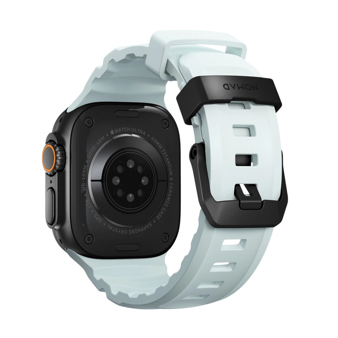 Nomad Rocky Point Band for AW 46/49mm Icy Blue Glow Nomad Rocky Point Band for AW 46/49mm Icy Blue Glow