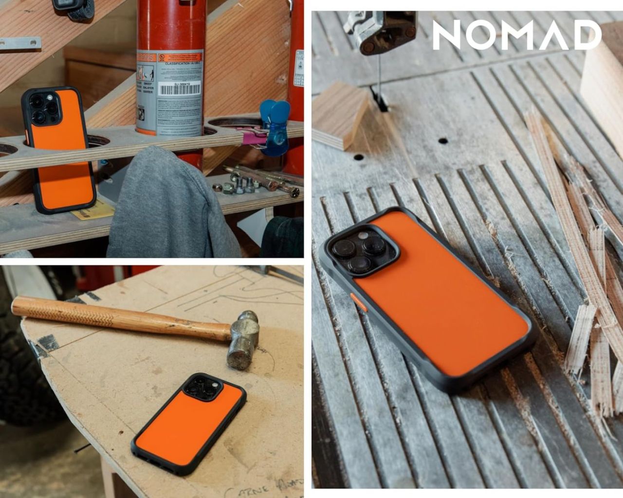 Nomad Nomad Rugged Case iPhone 15 Pro Ultra Orange