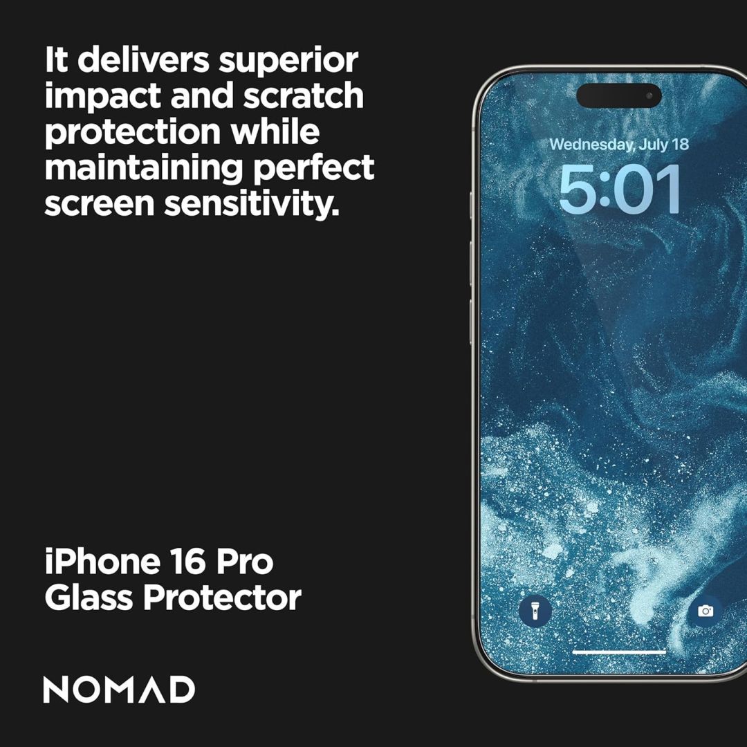 Nomad Screen Protector for iPhone 16 Pro Max Nomad Screen Protector for iPhone 16 Pro Max