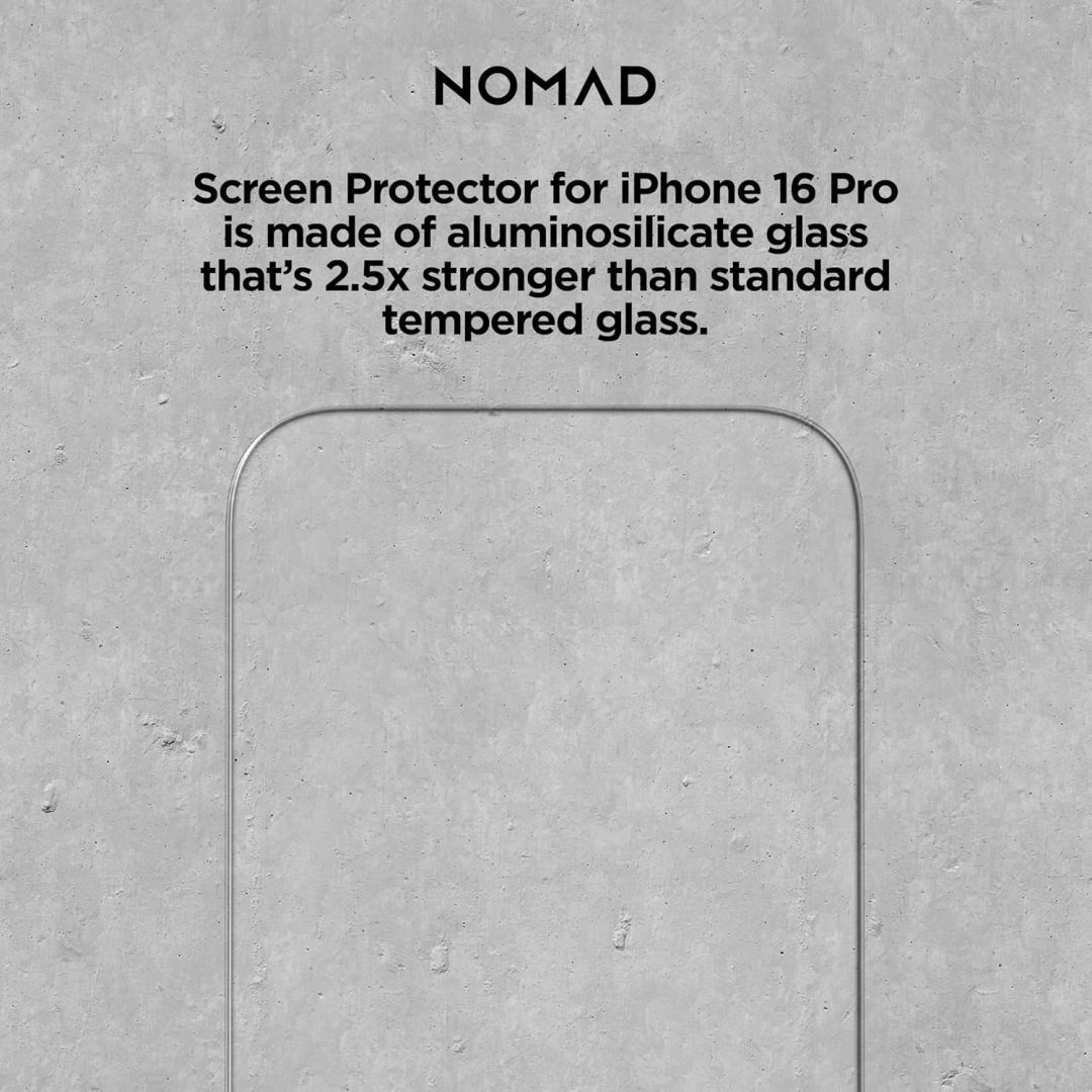Nomad Screen Protector for iPhone 16 Pro Max Nomad Screen Protector for iPhone 16 Pro Max