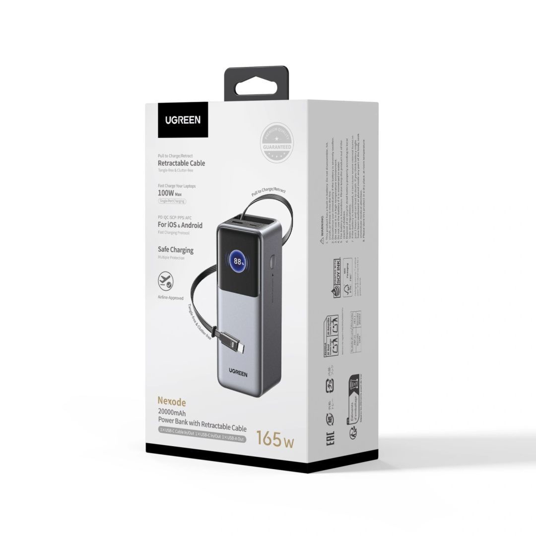 UGREEN PB726 20000mAh PowerBank Grey