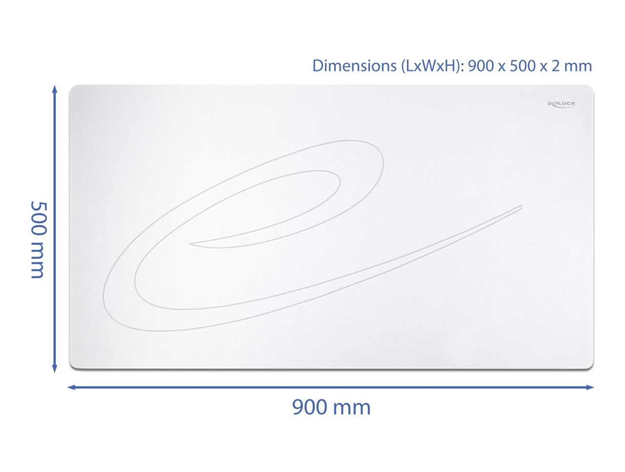 DeLock Egérpad White DeLock Egérpad White