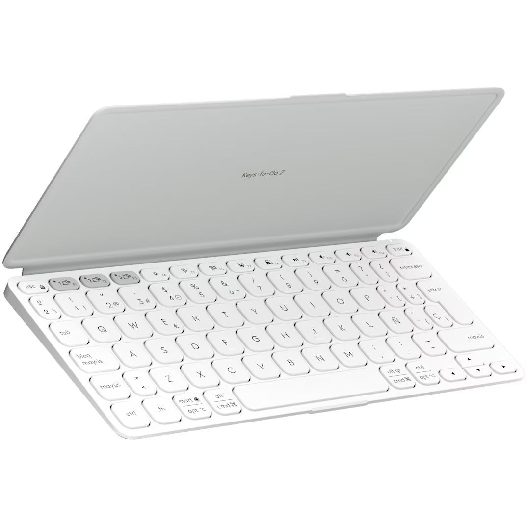Logitech Keys-To-Go 2 Keyboard Pale Gray US