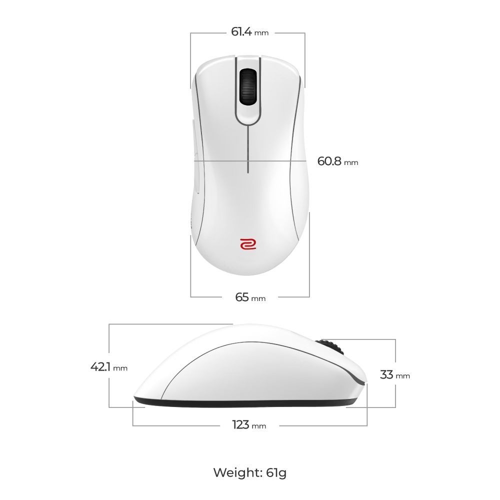 Zowie EC2-DW Gaming Wireless Mouse Glossy Edition