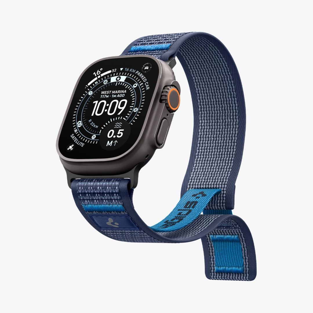 Spigen Athlex Air 2 Active Band for Apple Watch 49mm/46mm/45mm/44mm Navy Blue