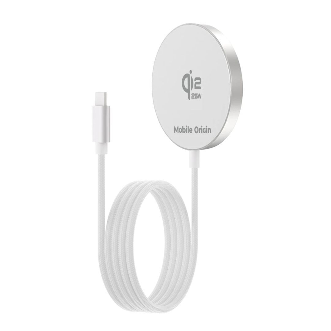 Mobile Origin Qi2 25W Magnetic Charging Pad PW29 White