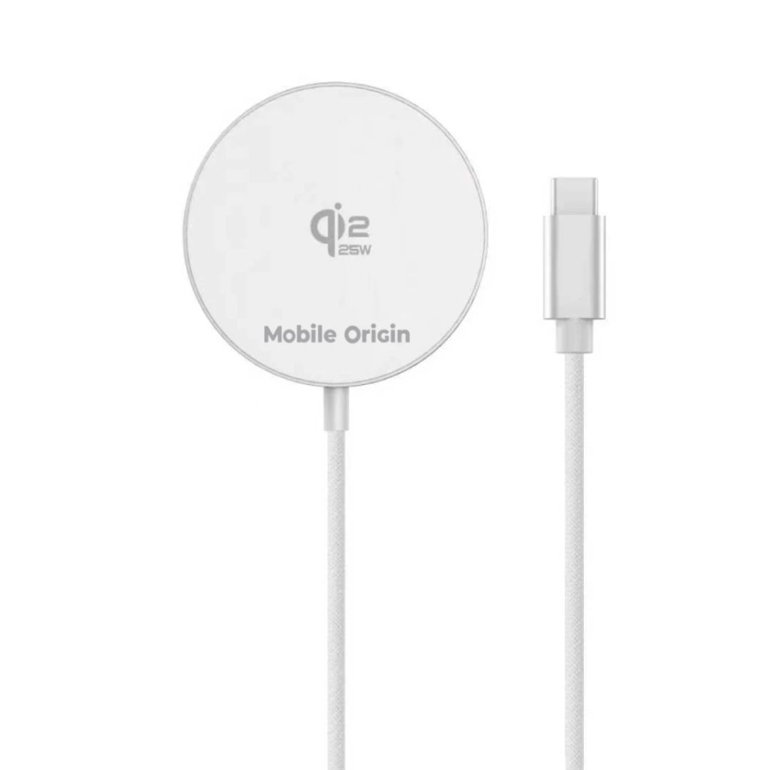 Mobile Origin Qi2 25W Magnetic Charging Pad PW29 White