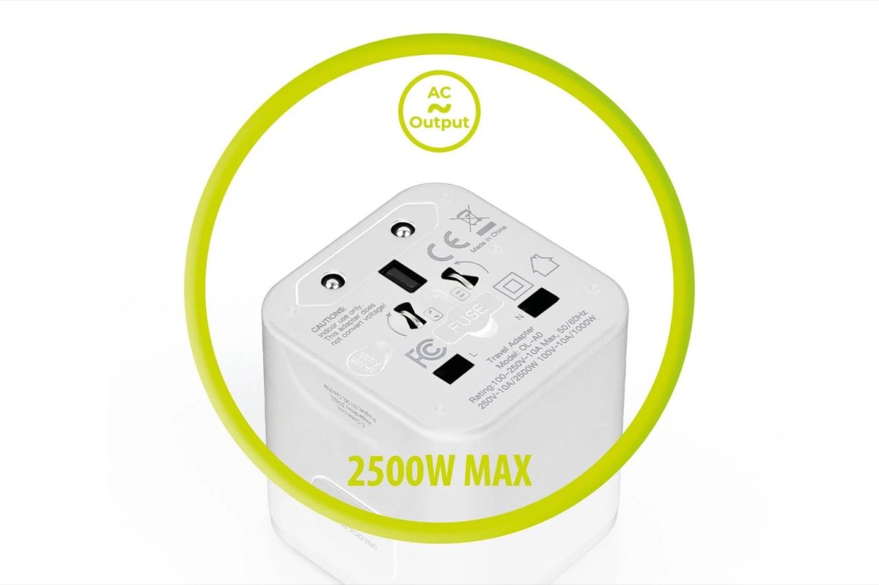 Mobile Origin Universal Travel Adapter PW30 EU/UK/US/AUS White