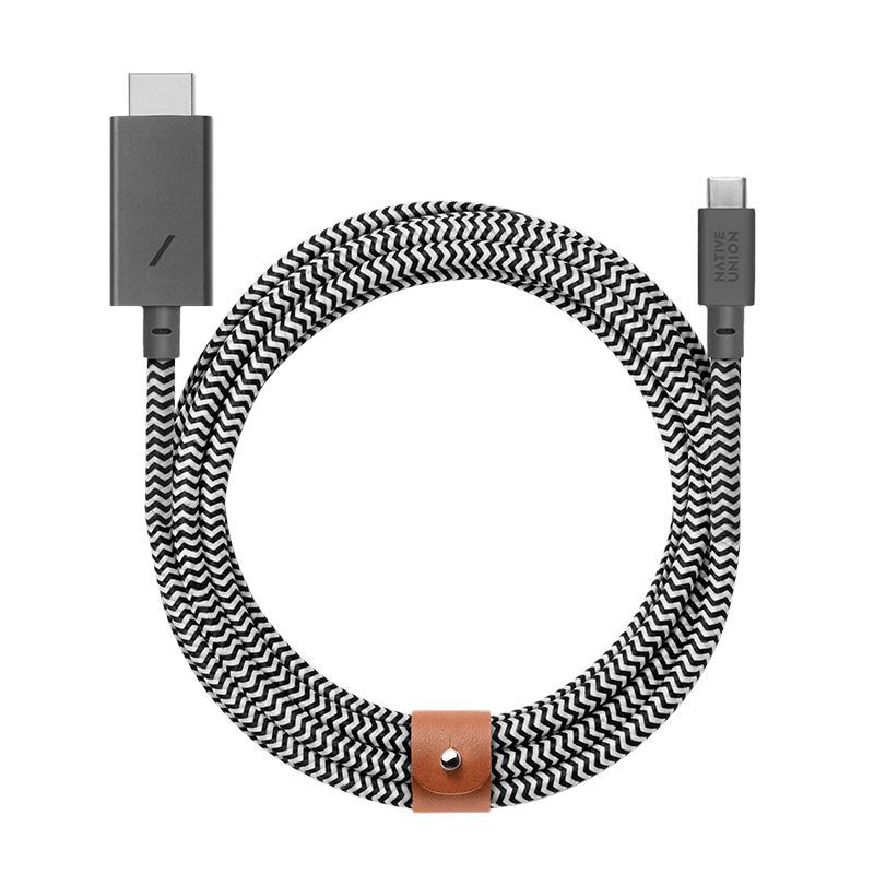 Native Union Belt Cable USB-C to HDMI 3m Zebra