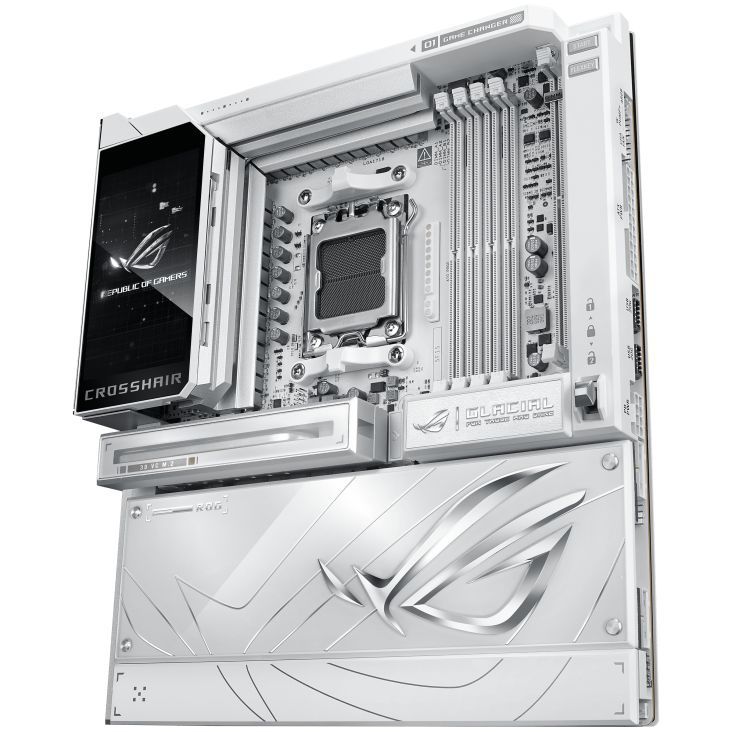 Asus ROG CROSSHAIR X870E GLACIAL Asus ROG CROSSHAIR X870E GLACIAL