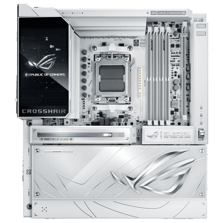 Asus ROG CROSSHAIR X870E GLACIAL Asus ROG CROSSHAIR X870E GLACIAL