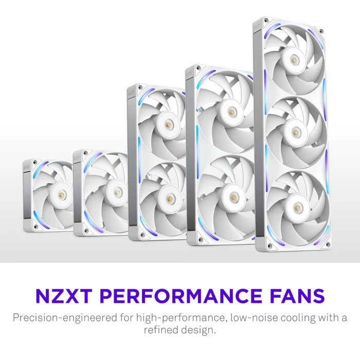 NZXT F280X Performance RGB White