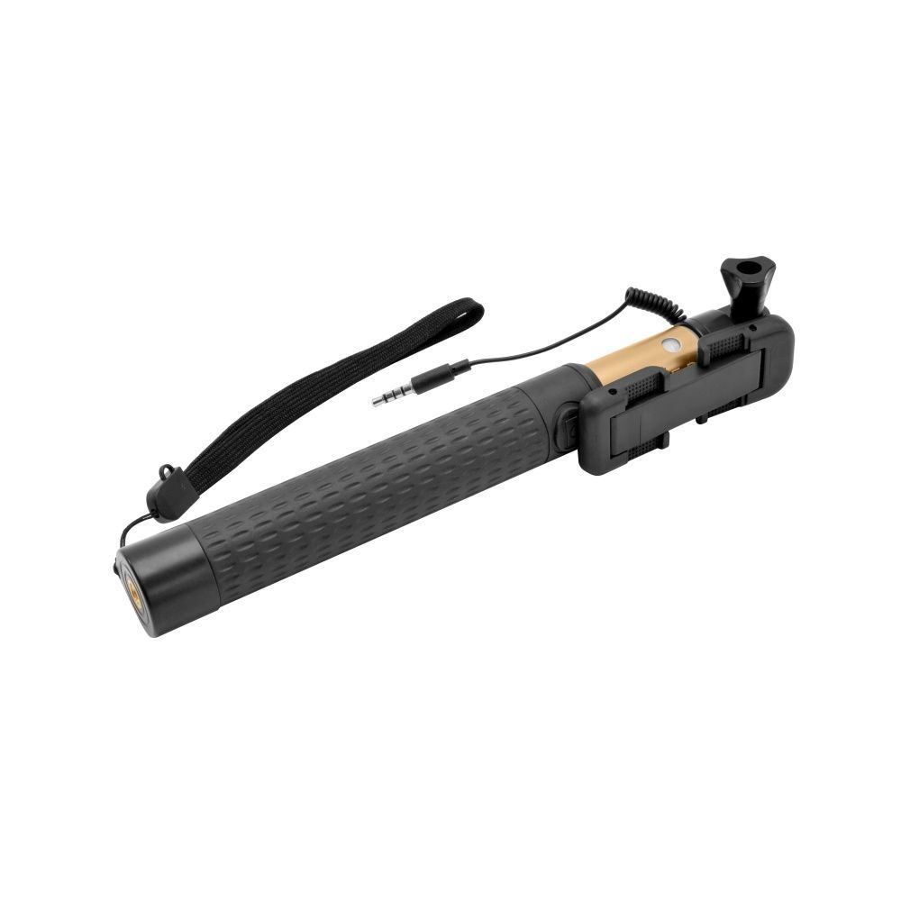 FIXED Teleszkópos, szelfi bot luxus alumínium kivitelben, 3,5 mm-es jack, arany FIXED Teleszkópos, szelfi bot luxus alumínium kivitelben, 3,5 mm-es jack, arany