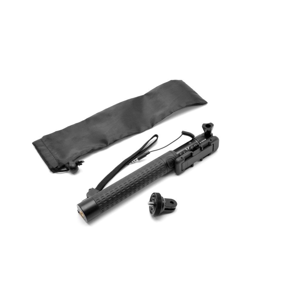 FIXED Teleszkópos szelfibot luxus alumínium kivitelben BT indítóval, fekete