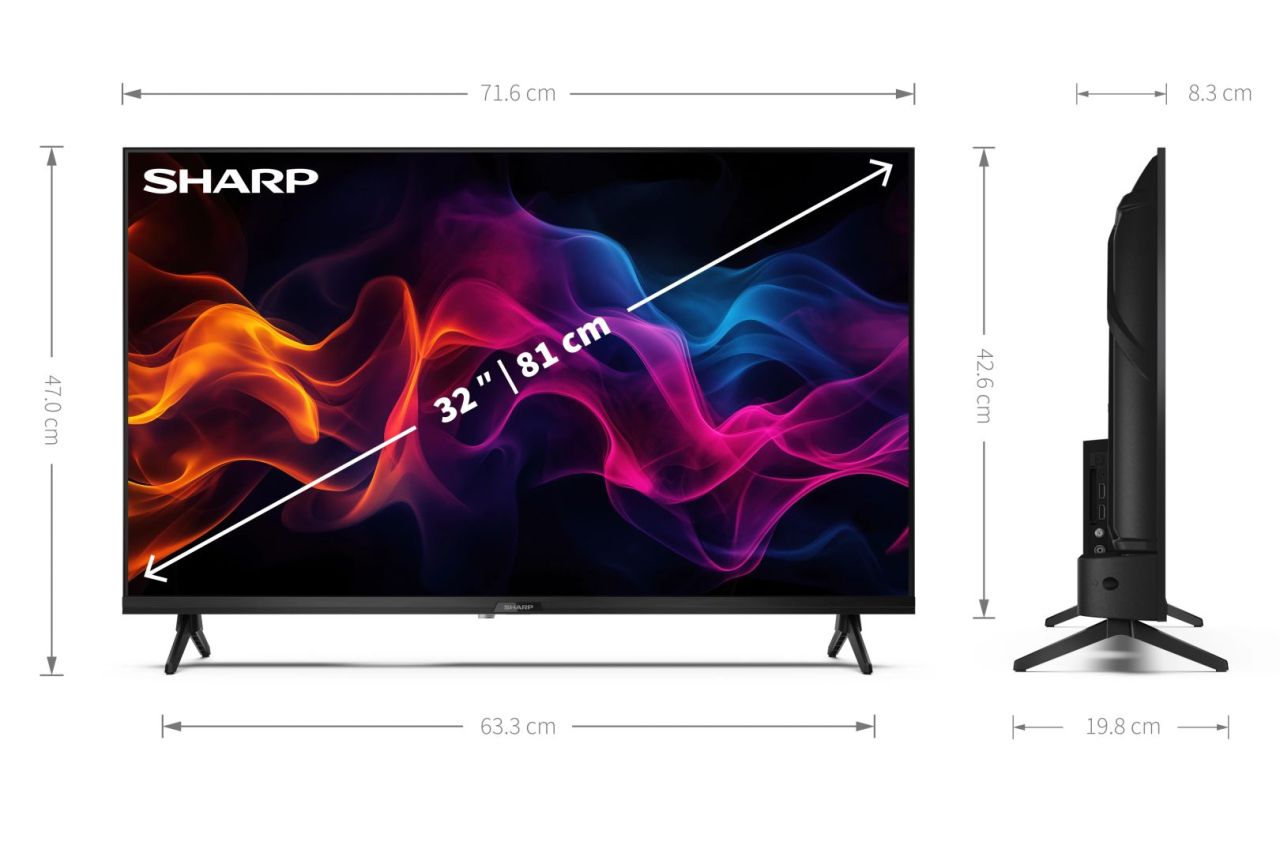 Sharp 32" 32GF3265E QLED Smart Sharp 32" 32GF3265E QLED Smart