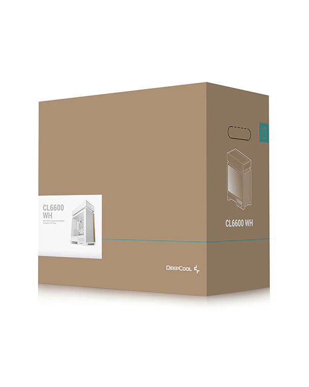 DeepCool CL6600 WH Tempered Glass White