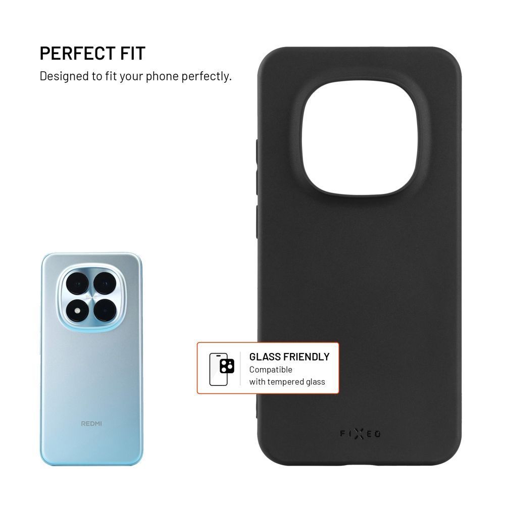 FIXED Story hátlap Xiaomi Redmi Note 15 Pro 5G készülékhez, fekete FIXED Story hátlap Xiaomi Redmi Note 15 Pro 5G készülékhez, fekete