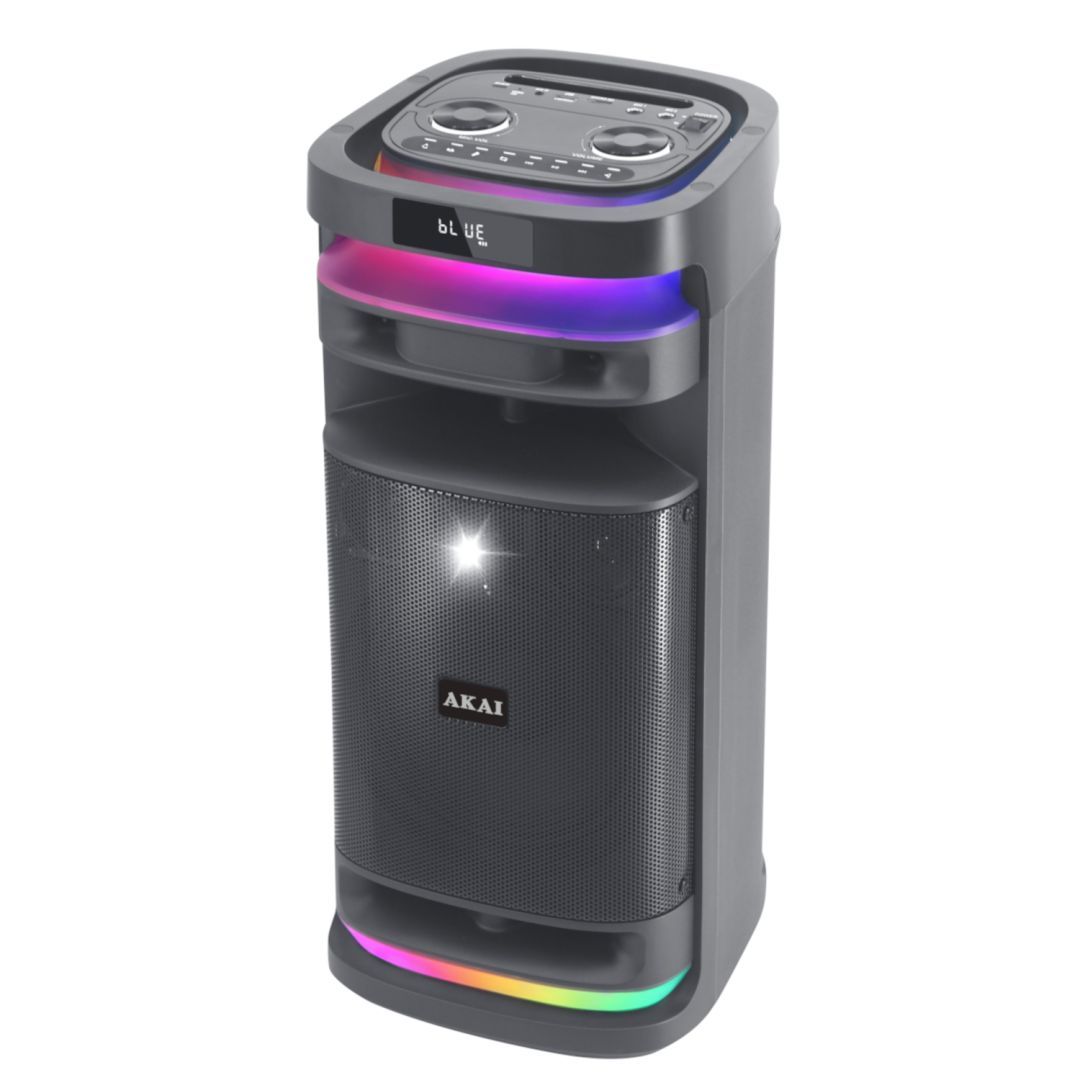 Akai 1.0 Sonic X8 Active Portable Bluetooth Speaker Black