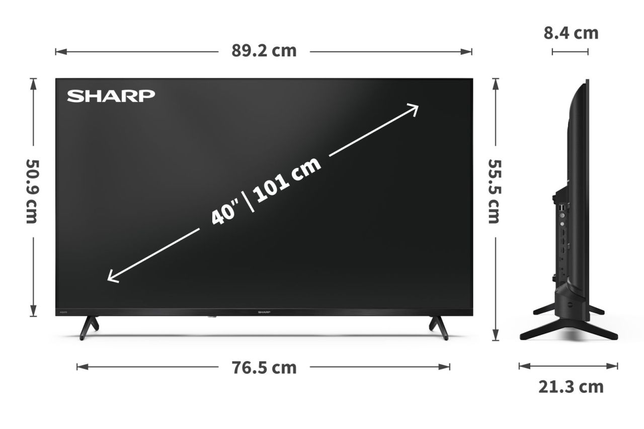 Sharp 40" 40HF3265E QLED Smart