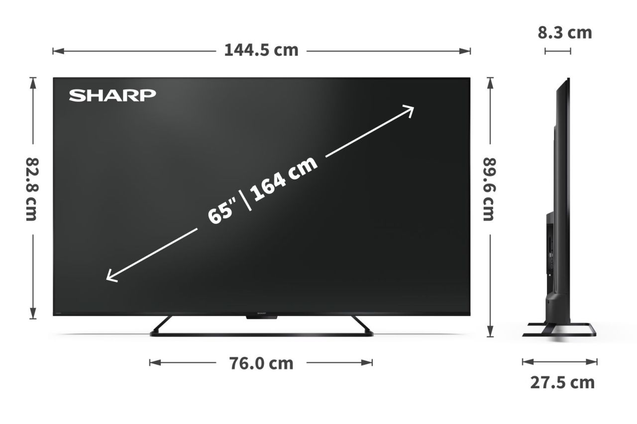 Sharp 65" 65HR7265E QLED Smart