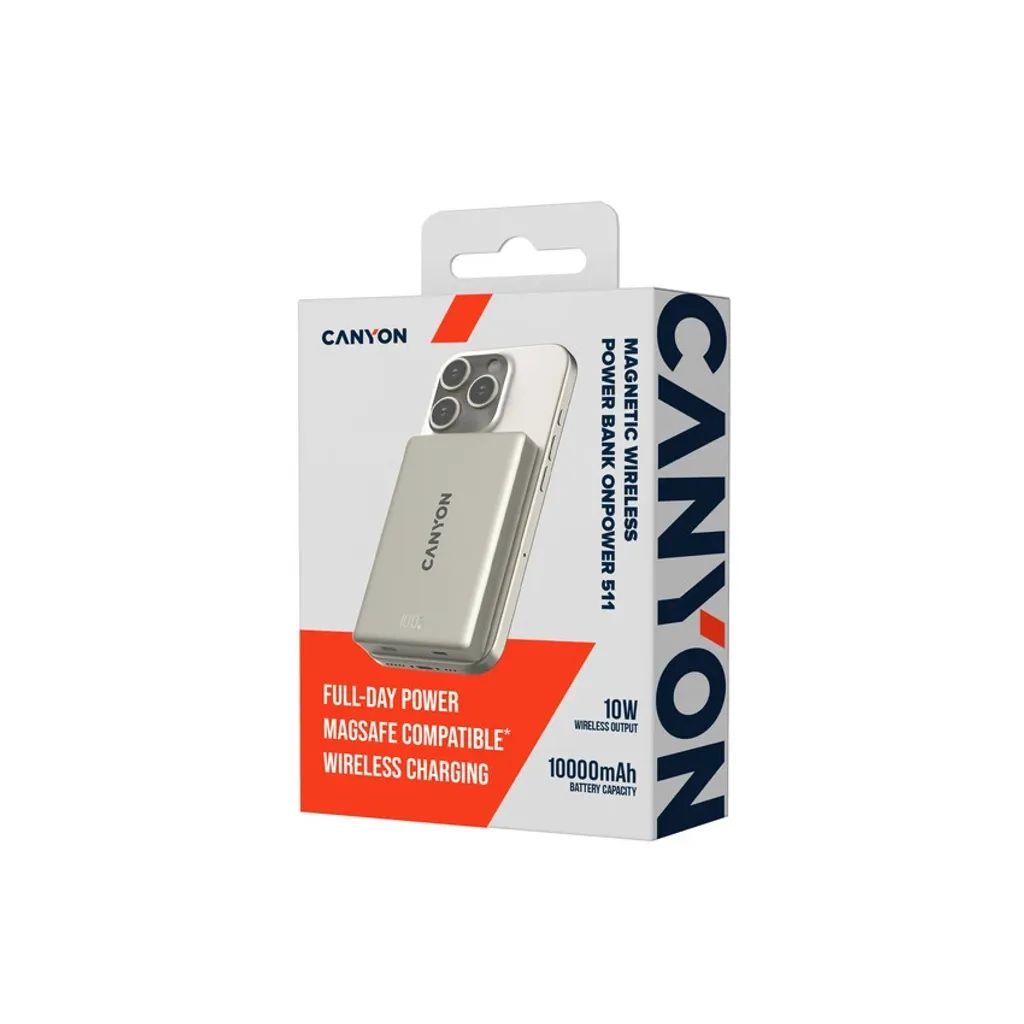 Canyon CNS-CPB511G 10000mAh PowerBank Star Grey