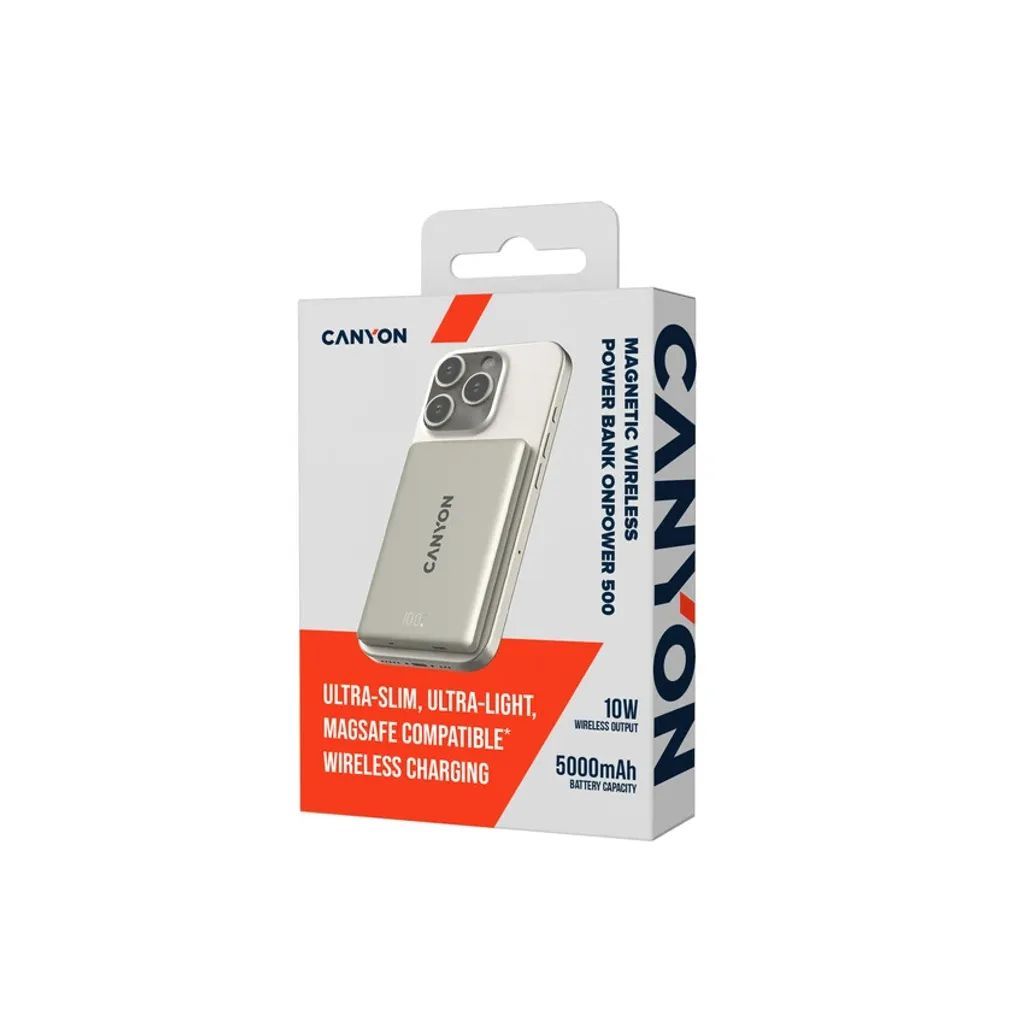 Canyon CNS-CPB500G 5000mAh PowerBank Star Grey