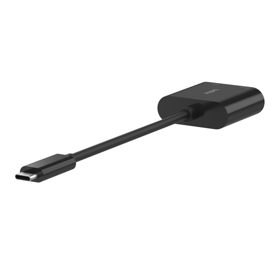 Belkin USB-C to Ethernet + Charge Adapter 100W Black Belkin USB-C to Ethernet + Charge Adapter 100W Black